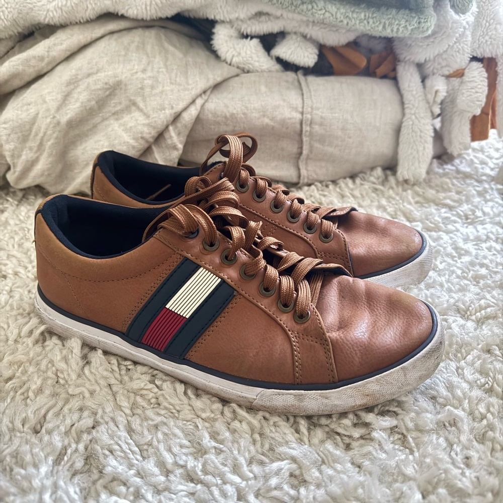 Men's Brown Casual Tommy Hilfiger Sneakers